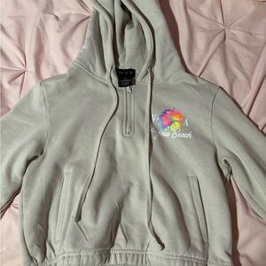 Envy Cream Zip-Up Hoodie